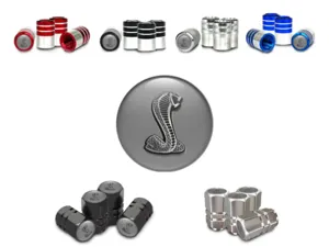 Shelby Tyre Valve Stem Caps for Bikes High-End Build